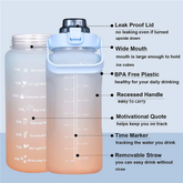 Gym fitness sports water bottle large capacity 2ltr